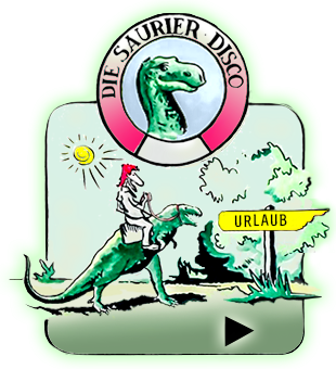 Saurierdisco, Saurier-Disco, Die Saurier-Disco, Schönhof, Disco mit Manny DJ MWJ, Saurier-Musik, Saurier-Sound, Sauriersound, Musik zu jeder Urzeit, Das Original